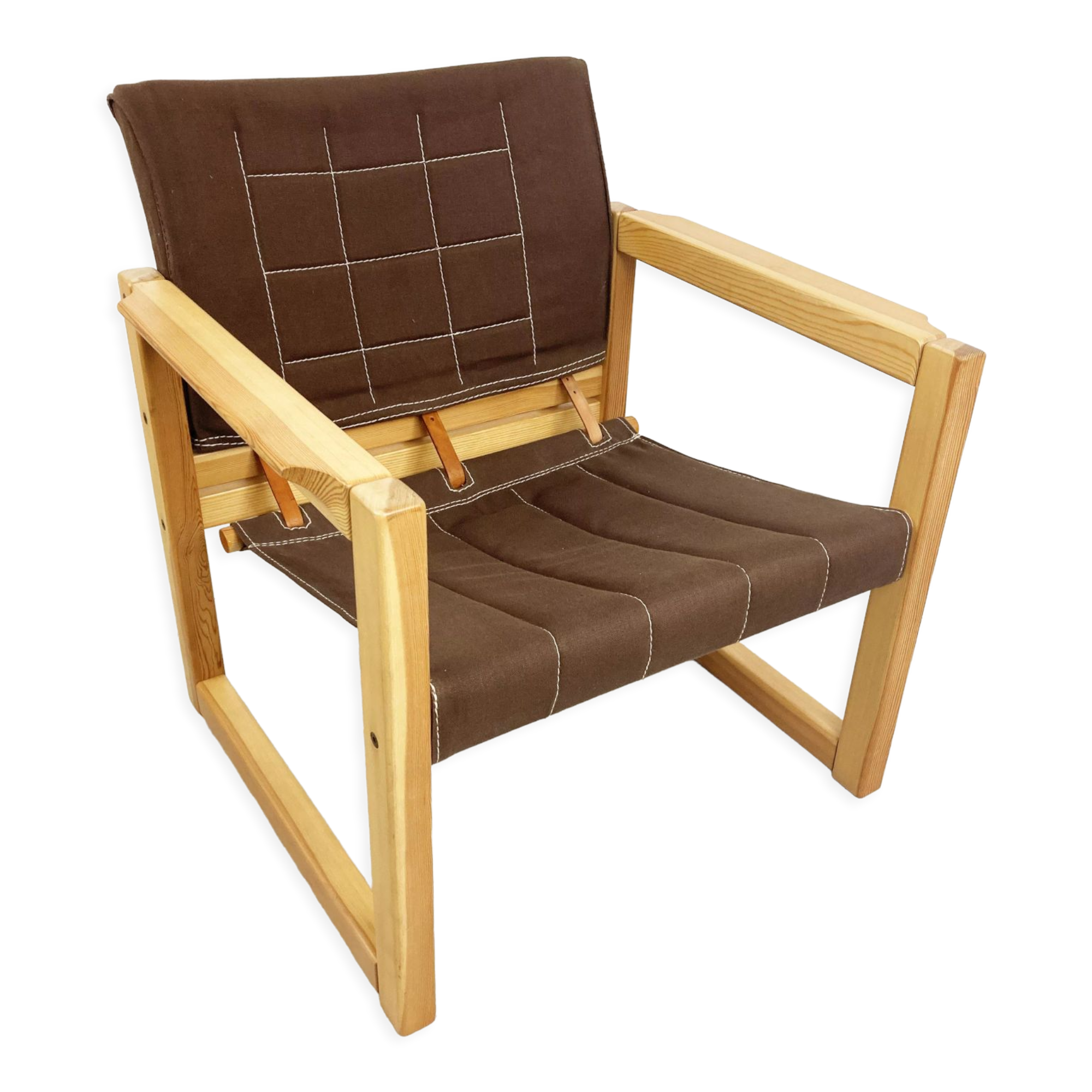 Pair of Diana armchairs designed by Karin Mobring for Ikea, 1980s