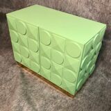 Buffet en bois laqué vert, xxie siècle