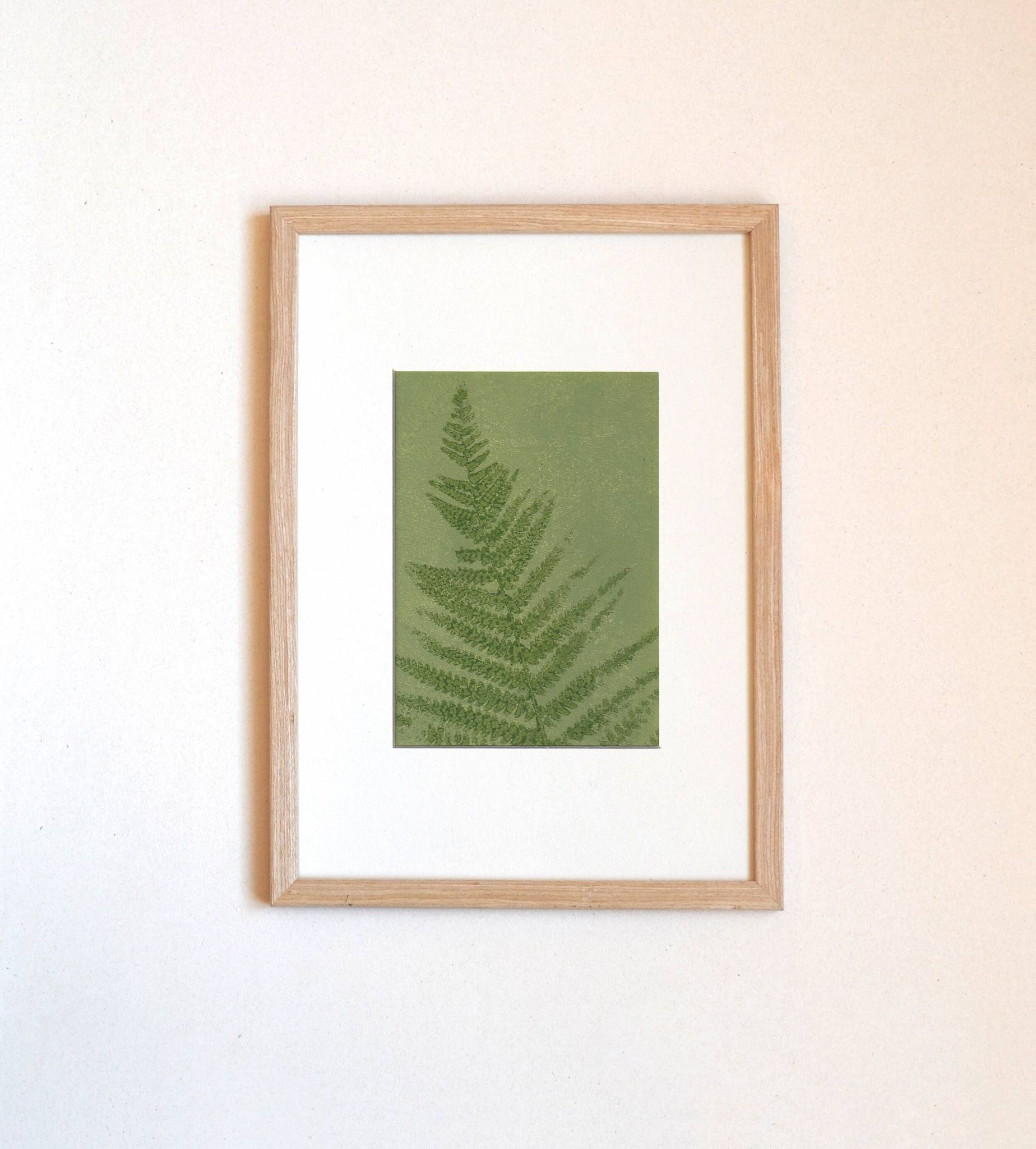 Peinture sur papier série herbier  et botanique signée Eawy