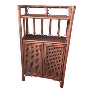 Meuble étagère en bambou