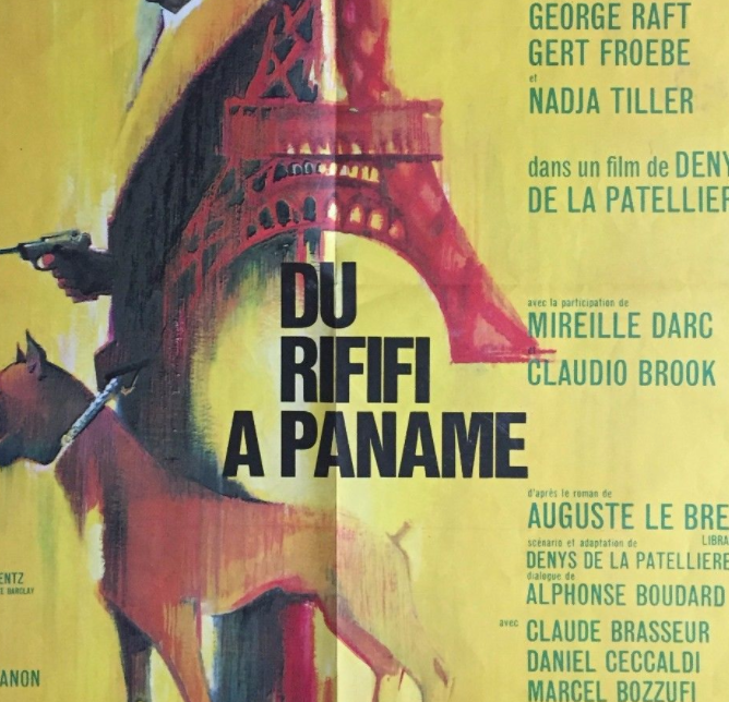 Original French poster "the rififi a paname" (1966)