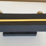 Wall lamp Arlus brass prespex 1950/1960 vintage