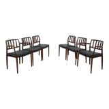 Chairs model No. 83 by Niels O. Møller for J.L. Møllers Møbelfabrik