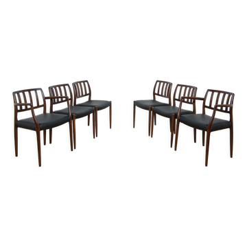 Chairs model No. 83 by Niels O. Møller for J.L. Møllers Møbelfabrik