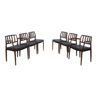 Chairs model No. 83 by Niels O. Møller for J.L. Møllers Møbelfabrik