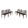 Chairs model No. 83 by Niels O. Møller for J.L. Møllers Møbelfabrik