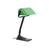 Lampe de Bureau Art Déco Lampe de Notaire Erpe Modèle 52 Abat-Jour Émail Vert