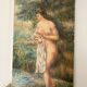 Oil on canvas nude woman romanticism