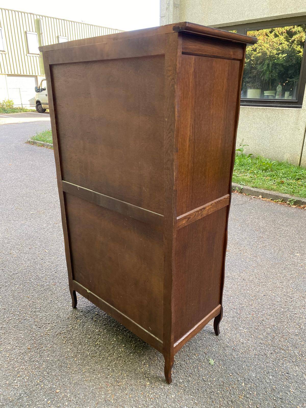 Louis XV style wooden secretary