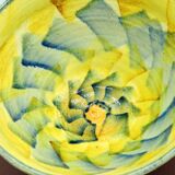 Large bowl on pedestal in pure Provencal style