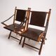 Paire de chaises coloniales faux bambous 1960’s