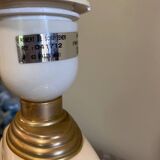 Ivory ceramic lamp base