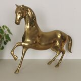 Brass horse