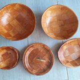 Service vintage en bois