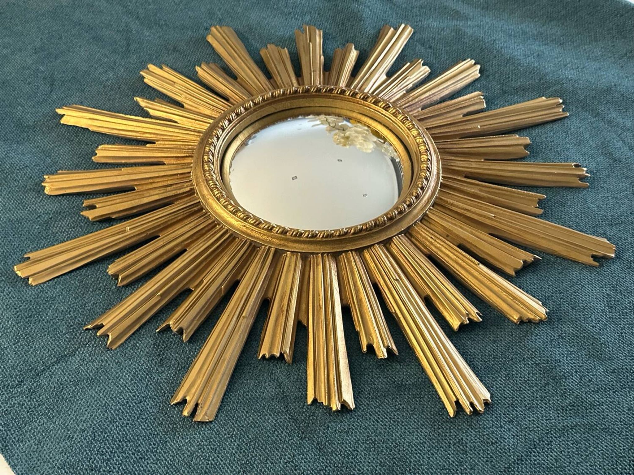 Miroir soleil œil de sorcière vintage années 1960