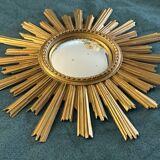 Miroir soleil œil de sorcière vintage années 1960