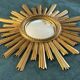 Vintage 1960s witch's eye sun mirror