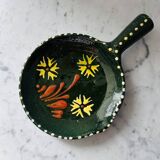 Alsatian pottery plate signed