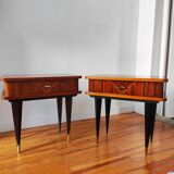 Pair of vintage bedside tables 1965