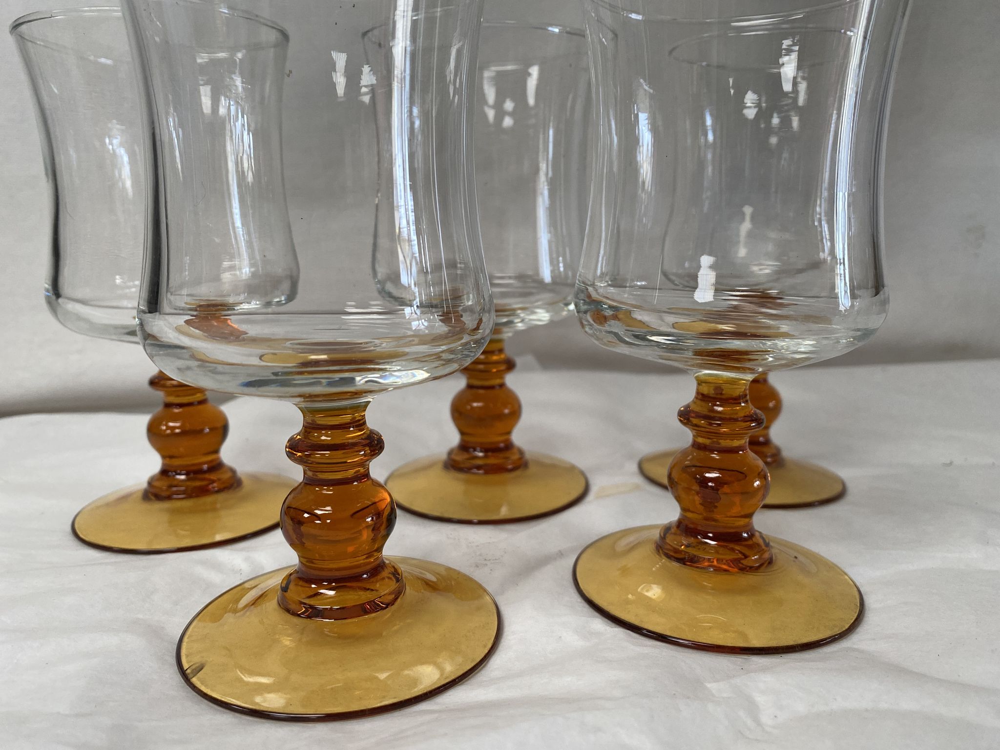 Set of 5 vintage glasses