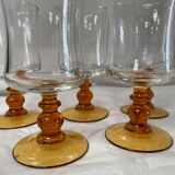 Set of 5 vintage glasses
