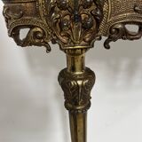 Louis XVI style console in gilded bronze, 20th century