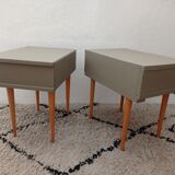 Pair of vintage bedside tables