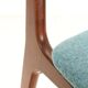 Set of 4 reupholstered Danish teak chairs, 1960s
