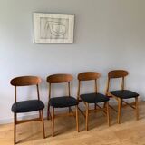 4 Danish chairs from the 50s