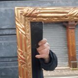 Gilded mirror in Louis XV style