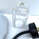 Wall lamp COL de Cygne authentic steel cast old lamp 1920 1930