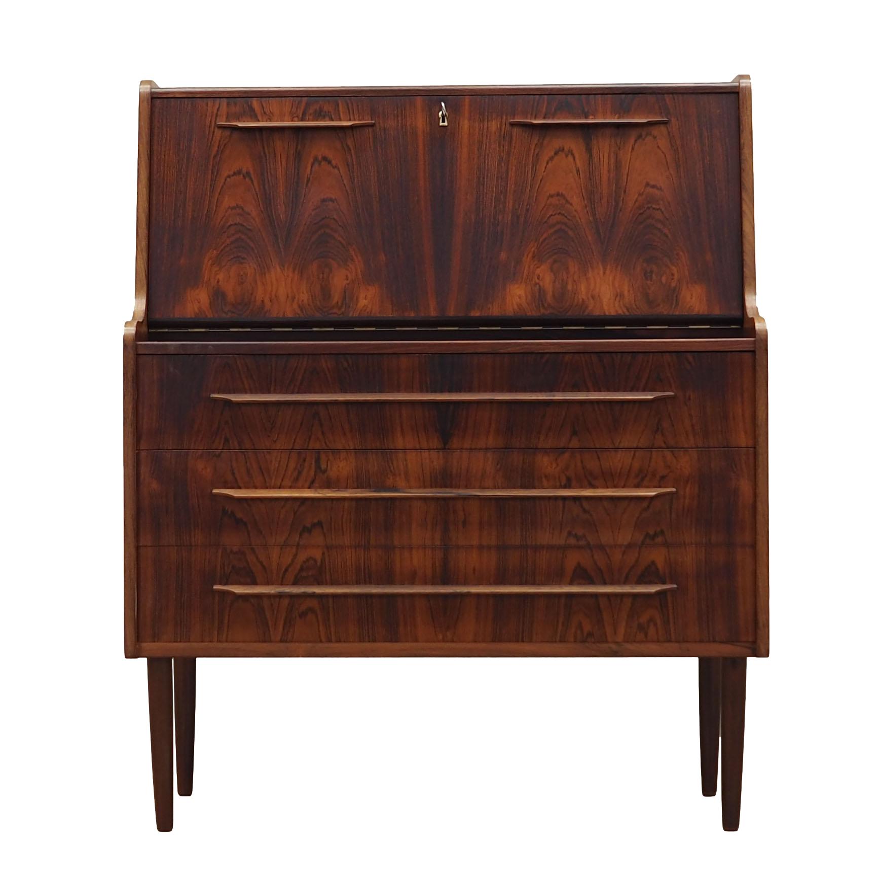 Rosewood secretary, Danish design, 1970s, production: Denmark