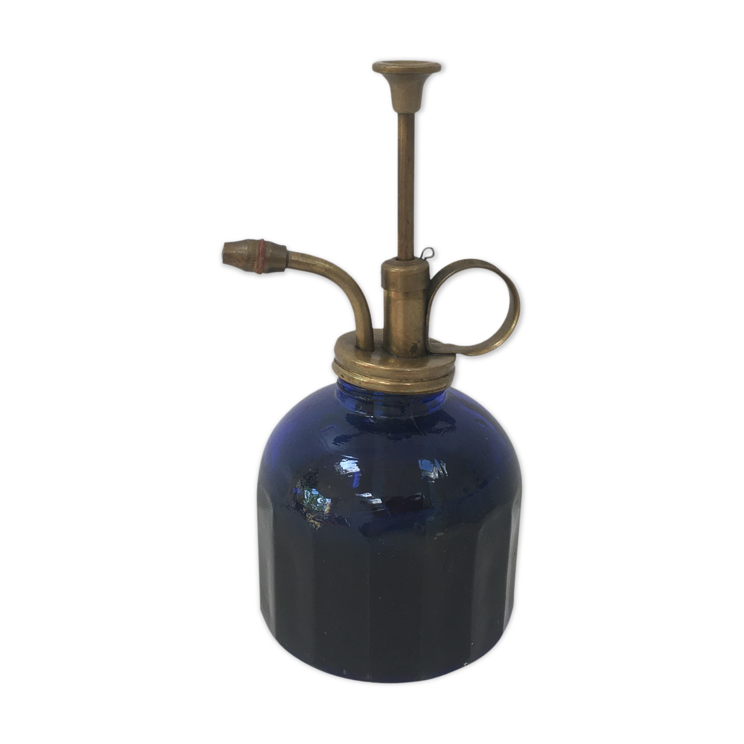 Vintage cobalt blue glass spray