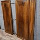 Pair of walnut wardrobe doors, dated 1895 / for cupboard