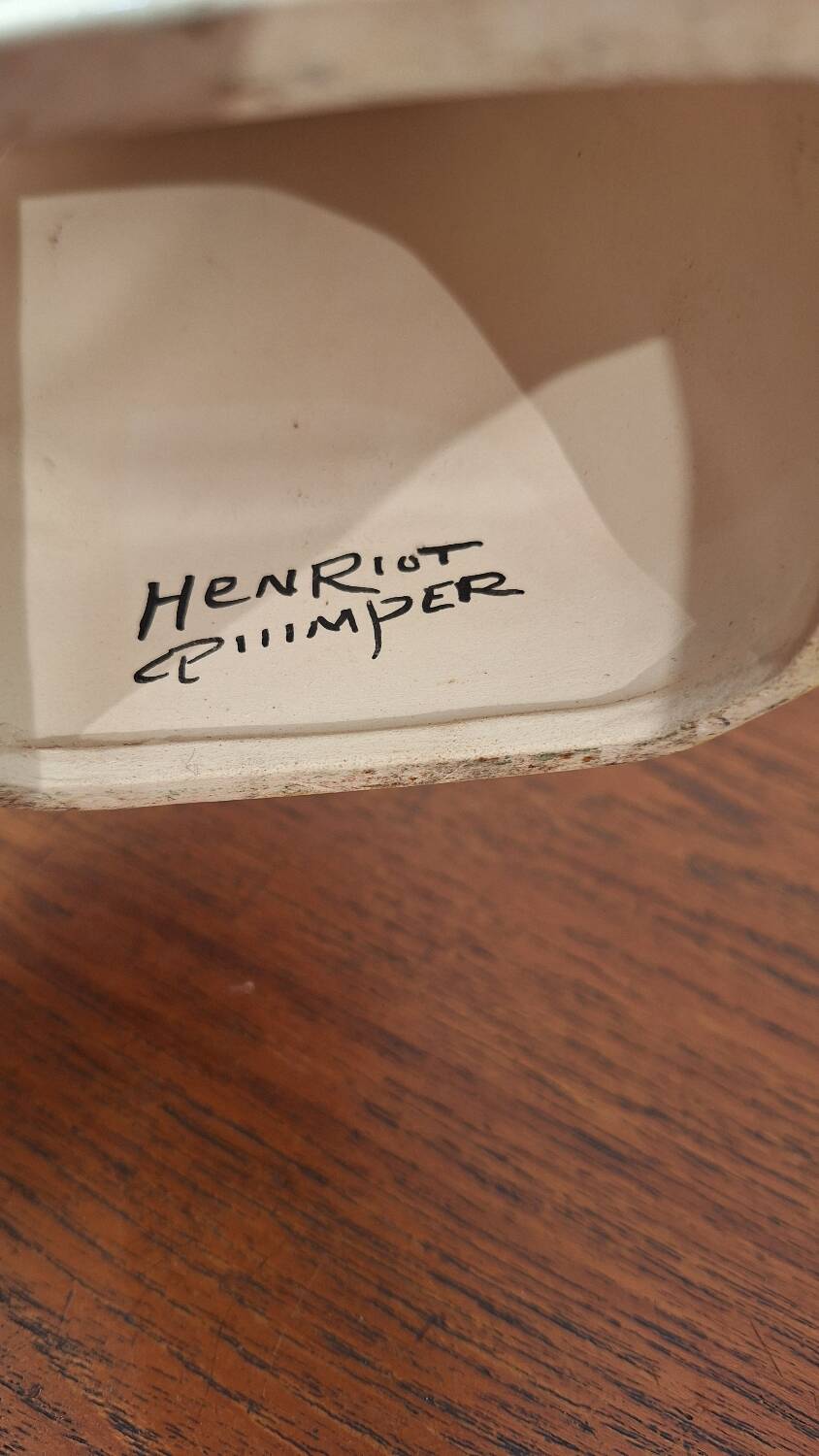 Statuette of Saint Anne of Brittany Henriot Quimper