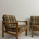 Vintage teak armchairs