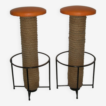Pair of bar stools from the 60s - 70s