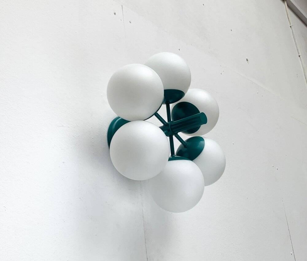 Mid-century German space-age suspension by Kaiser Leuchten, 1960s, set of 2.