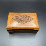 box carved in exotic wood