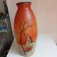 old vase signed henri martin painted by hand