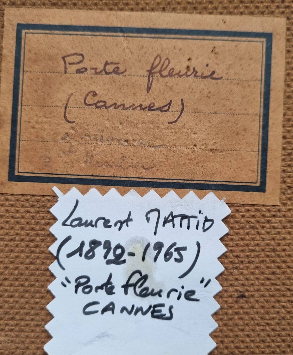 oil painting on wood by Laurent Mattio