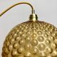 Vintage amber glass hanging lamp