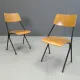 Post modern plywood dining chairs, 1970s