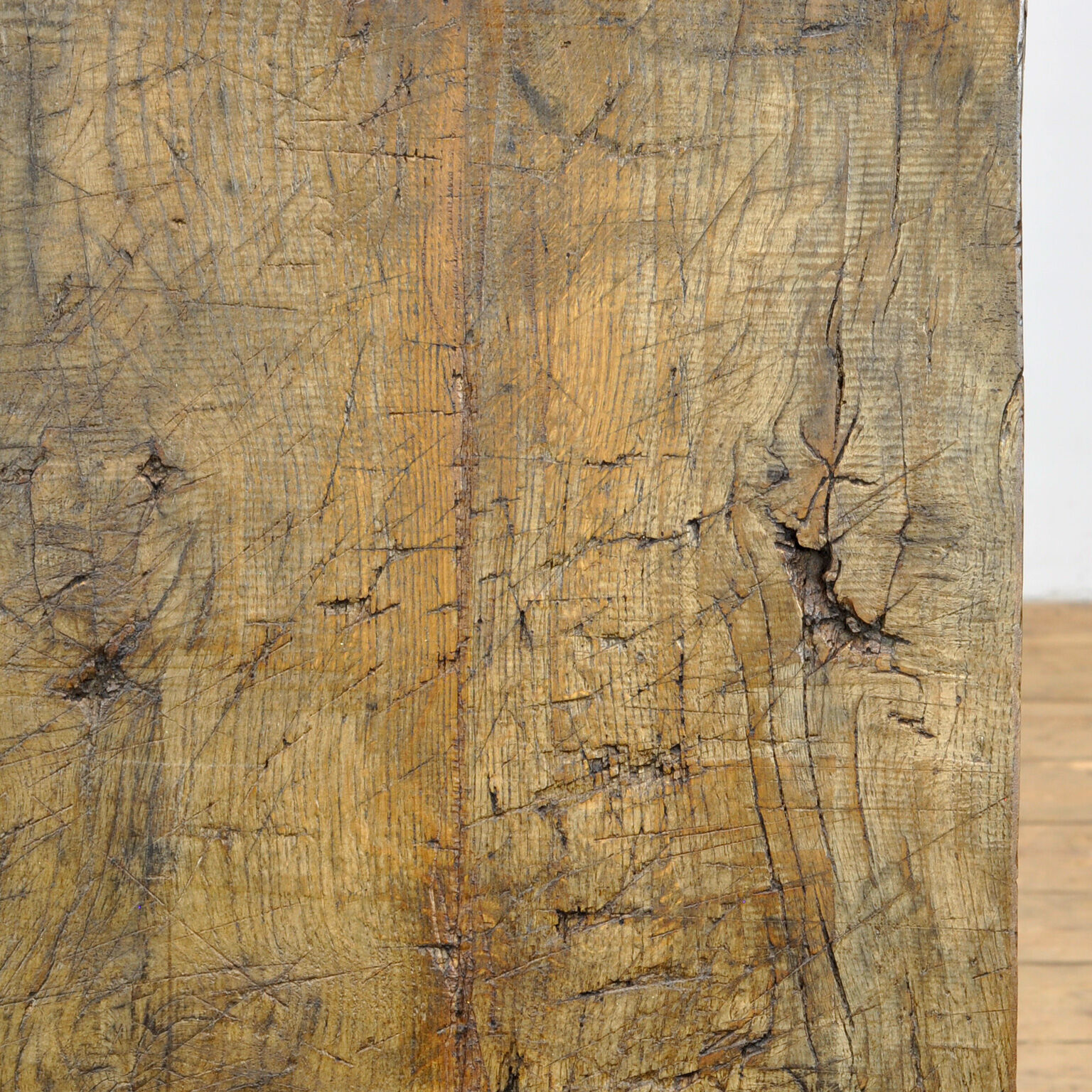 Vintage oak butcher's table/farmtable, 1930s