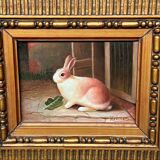 Painting signed "Rabbit".