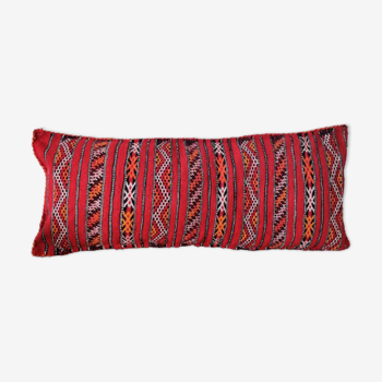 Large Moroccan Red Kilim Cushion