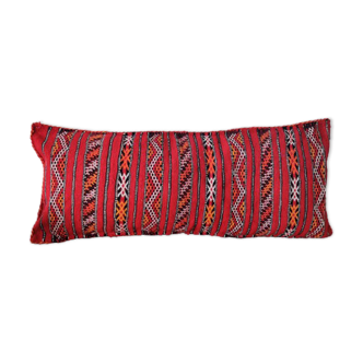 Large Moroccan Red Kilim Cushion