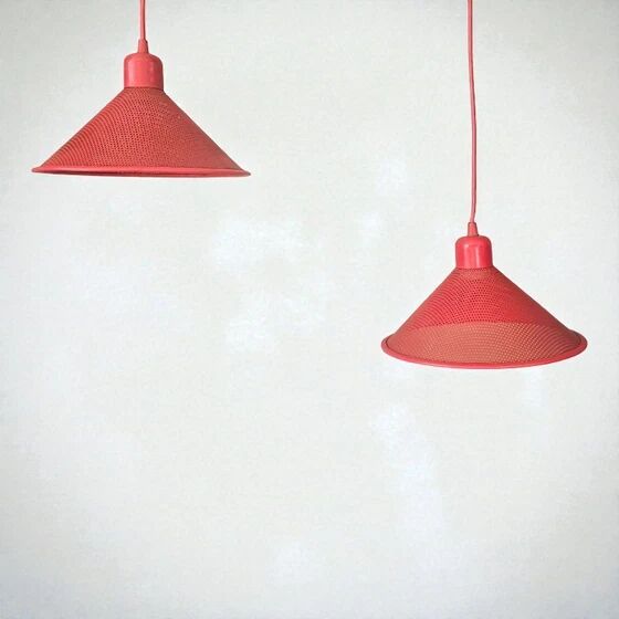 Pair of Memphis Hanging Lamps