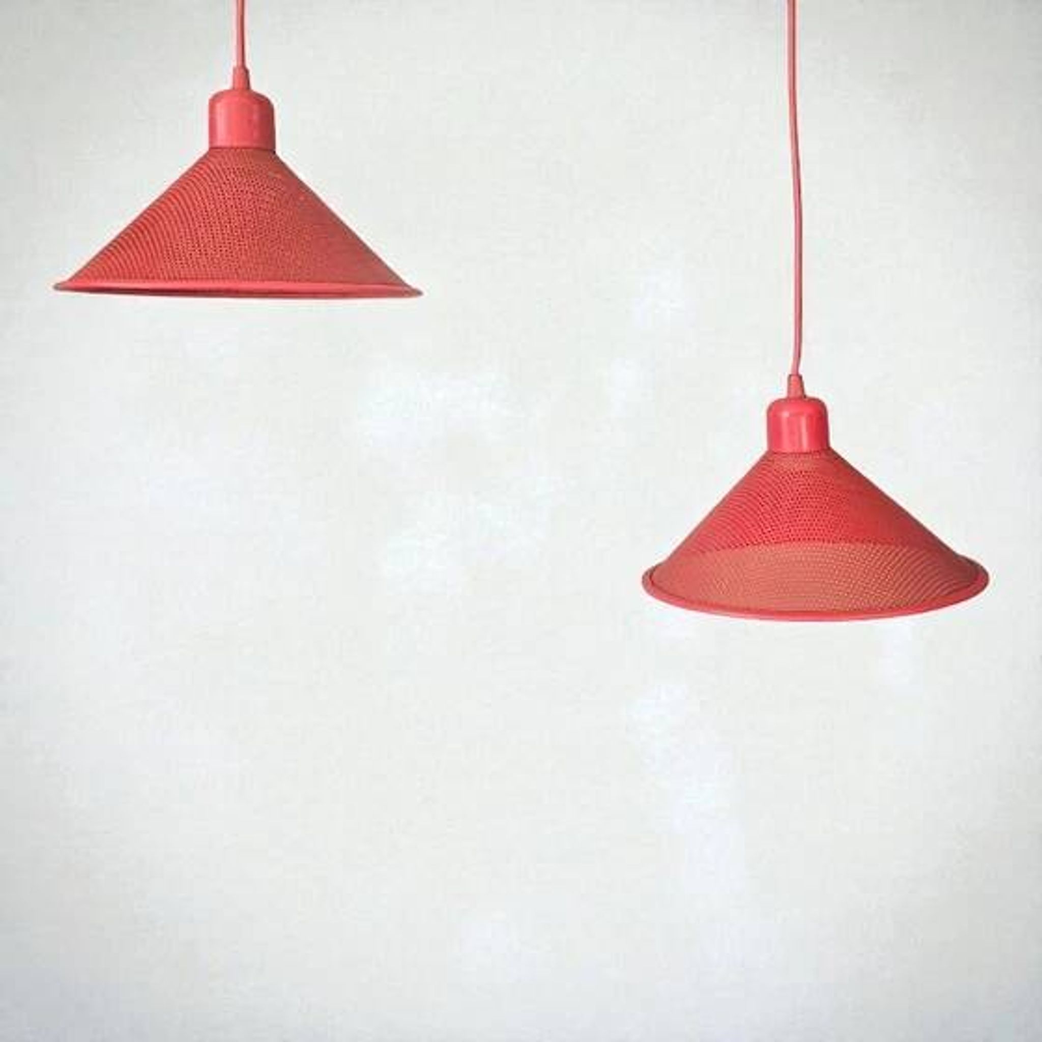 Pair of Memphis Hanging Lamps