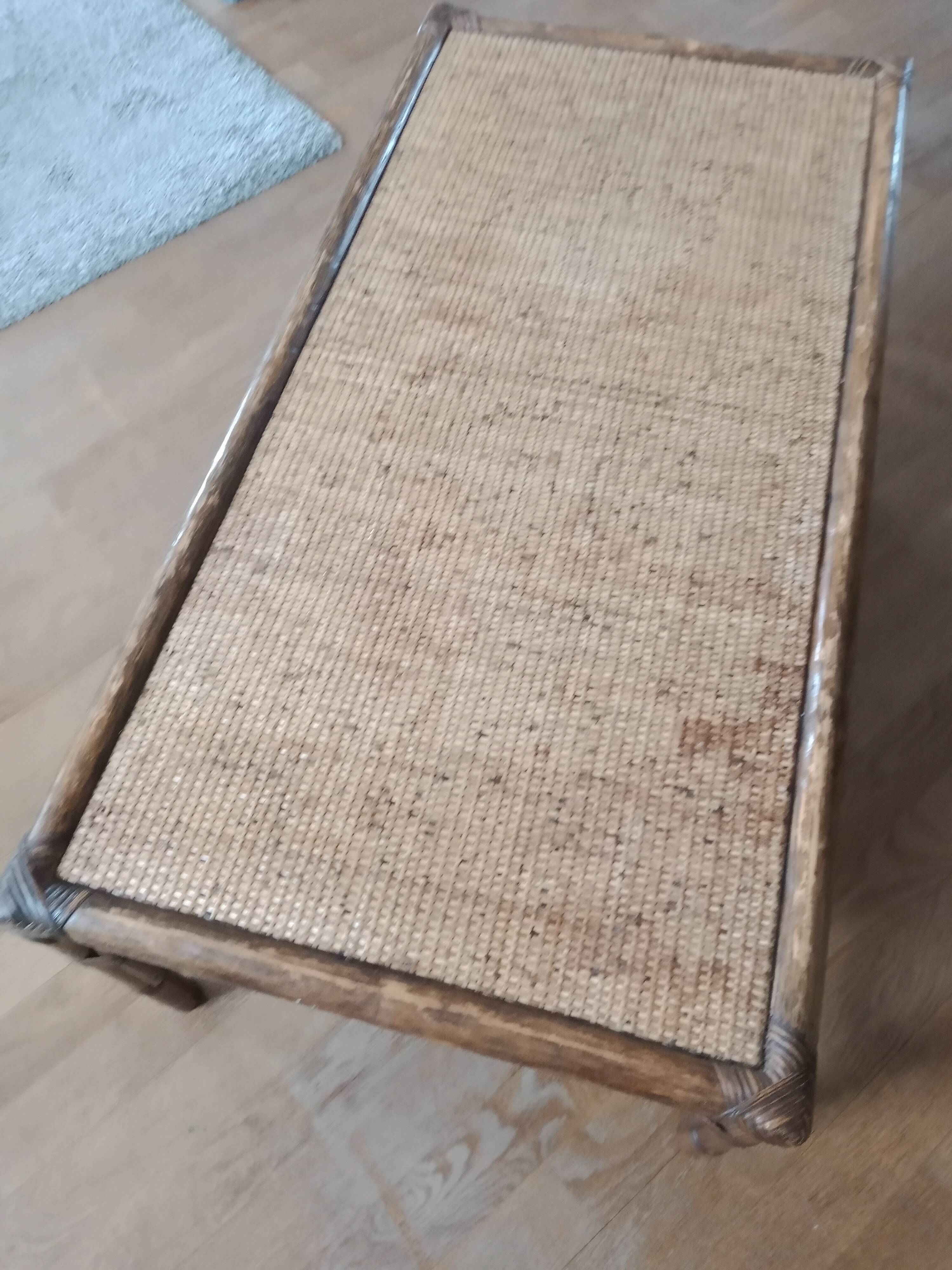 Bamboo coffee table